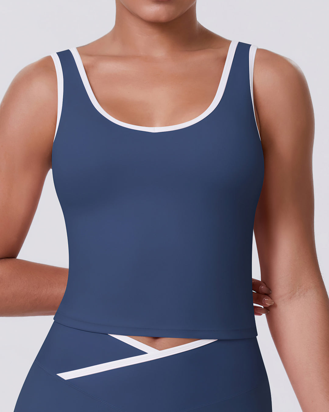 Niam Crop Top - Navy