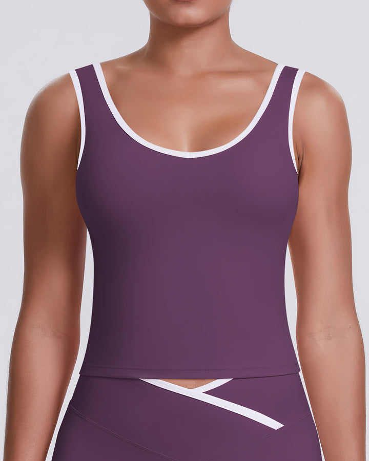 Niam Crop Top - Plum