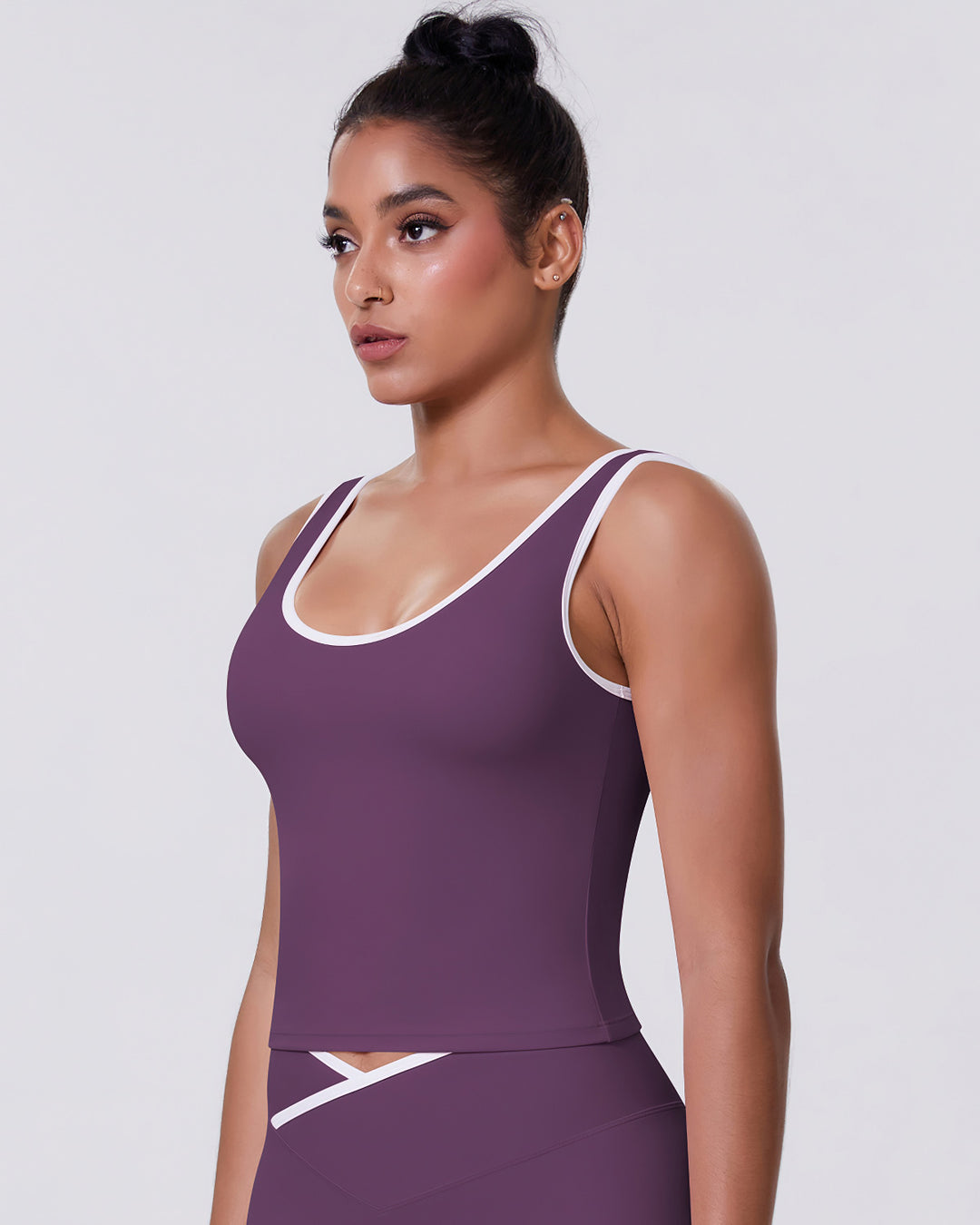 Niam Crop Top - Plum