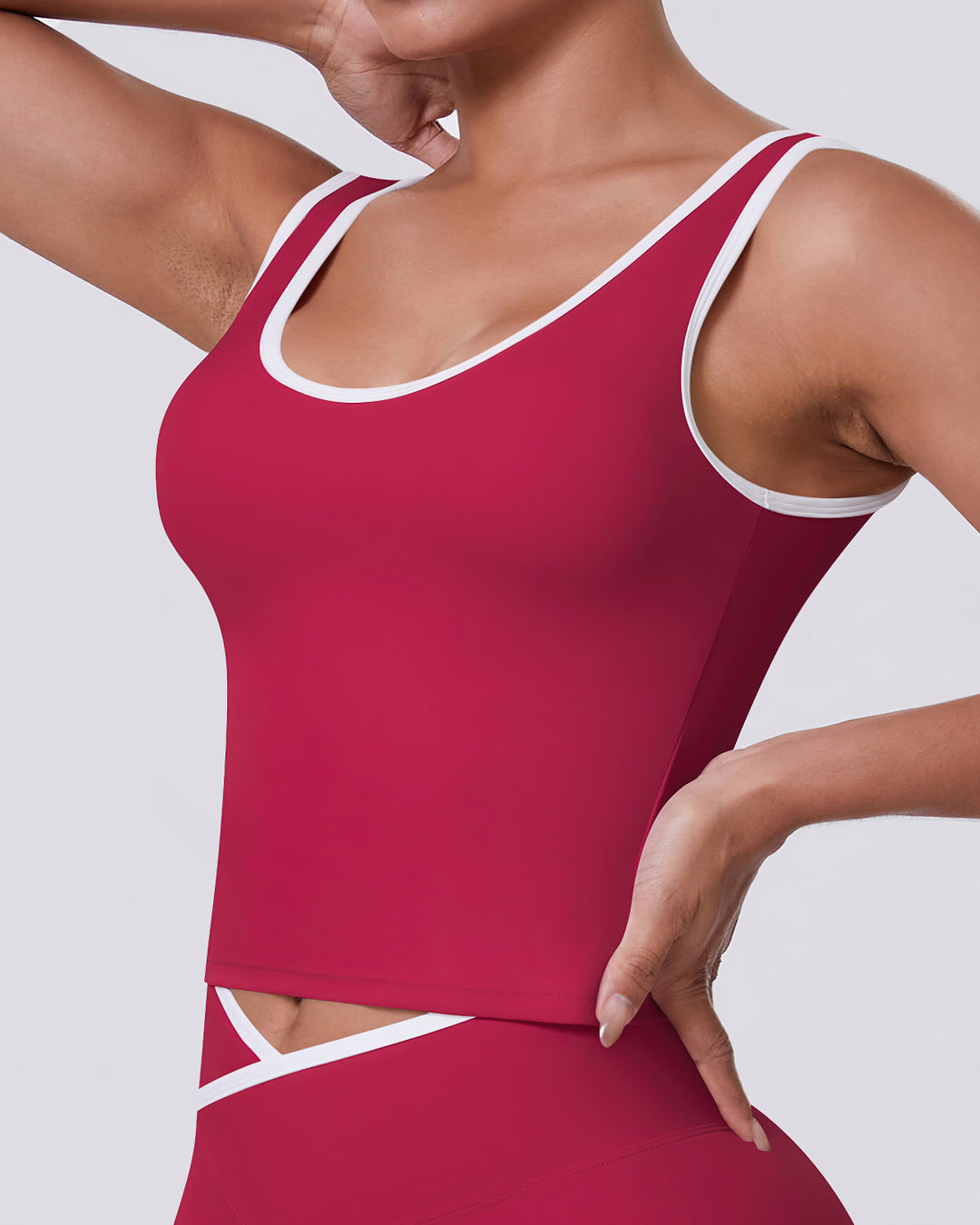 Niam Crop Top - Red