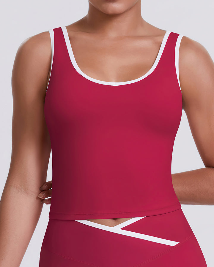 Niam Crop Top - Red