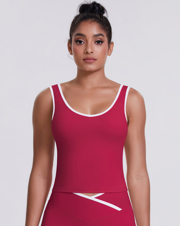 Niam Crop Top - Red