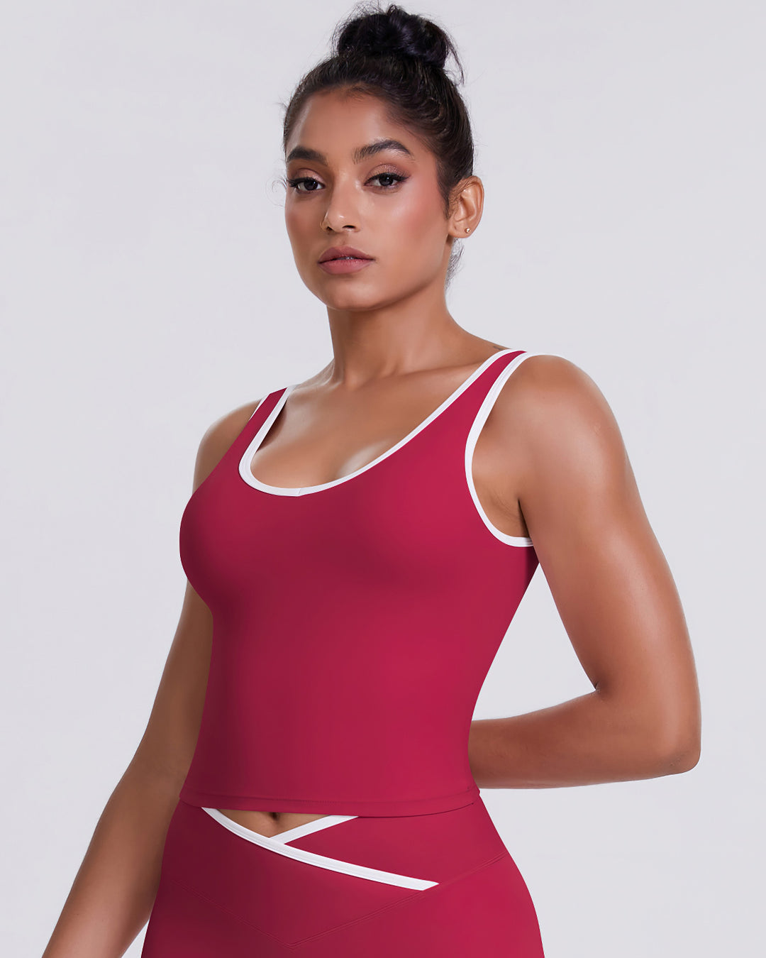 Niam Crop Top - Red