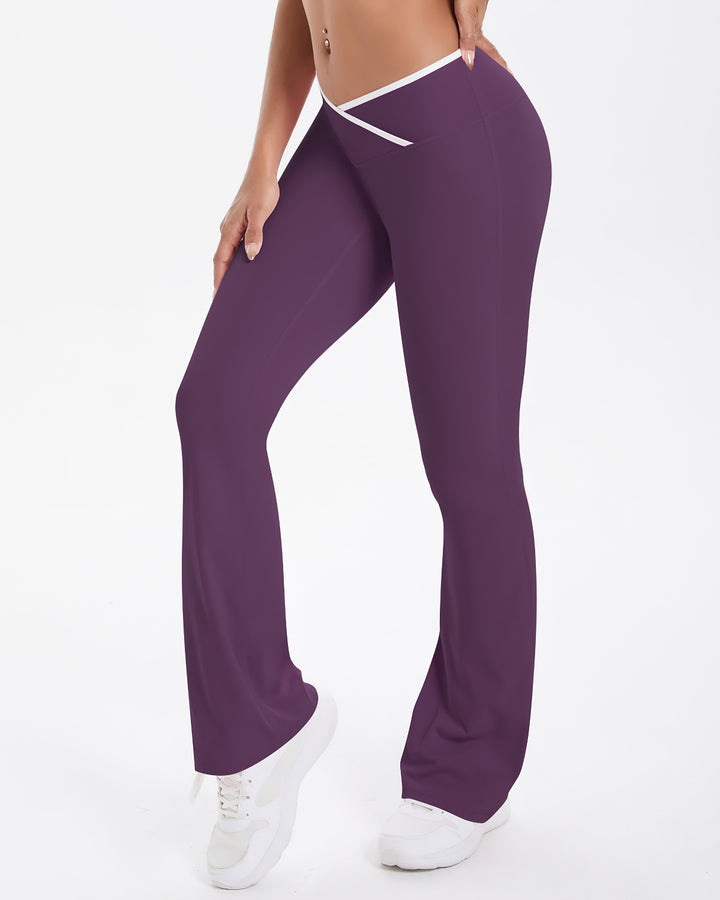 Niam Flare Leggings - Plum