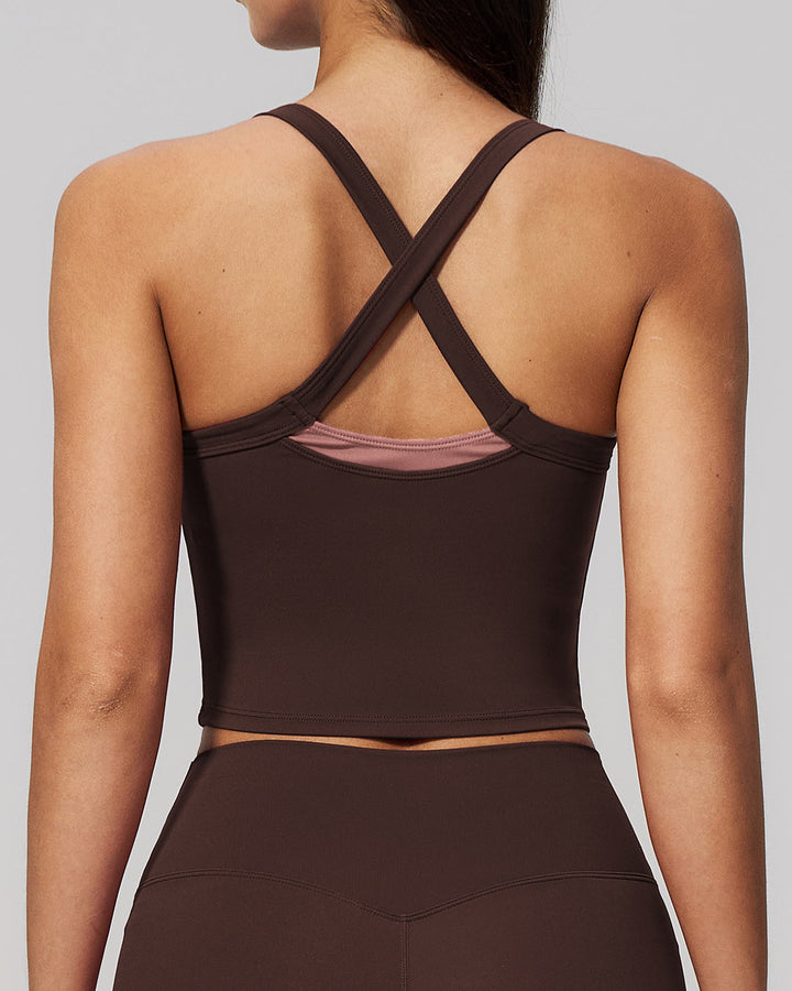Nixie Crop Top - Chocolate