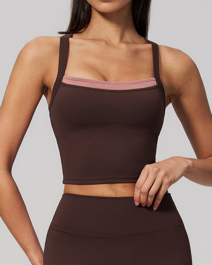 Nixie Crop Top - Chocolate