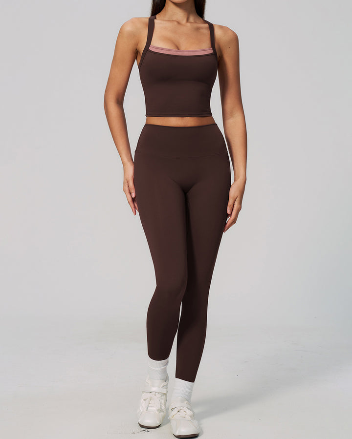 Nixie Crop Top - Chocolate