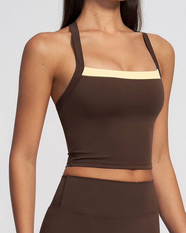 Nixie Crop Top - Espresso