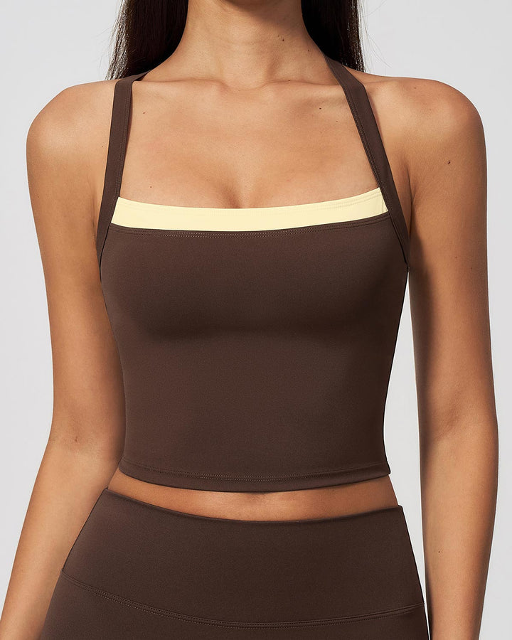 Nixie Crop Top - Espresso