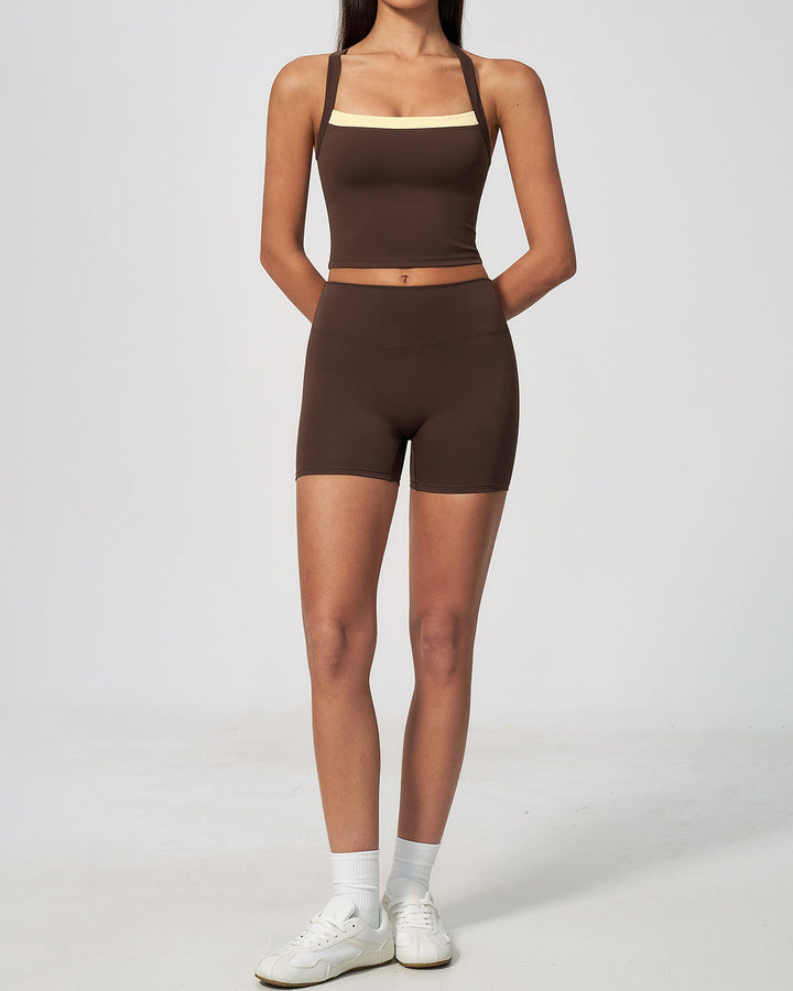 Nixie Crop Top - Espresso