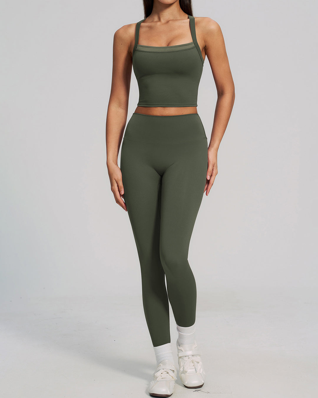 Nixie Crop Top - Green