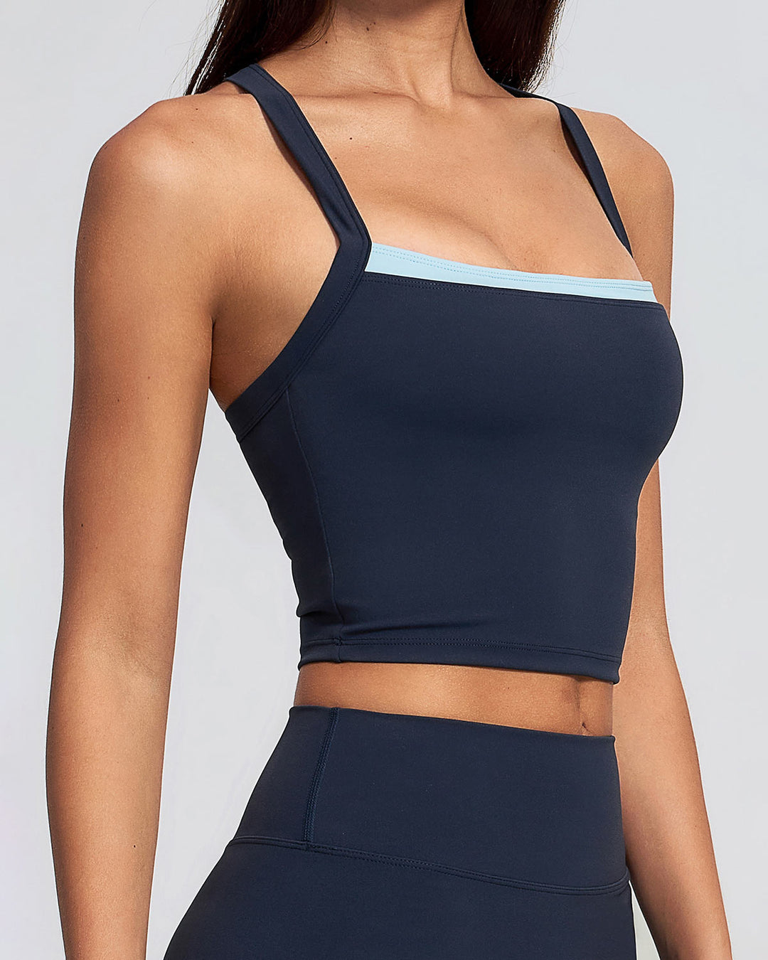 Nixie Crop Top - Navy