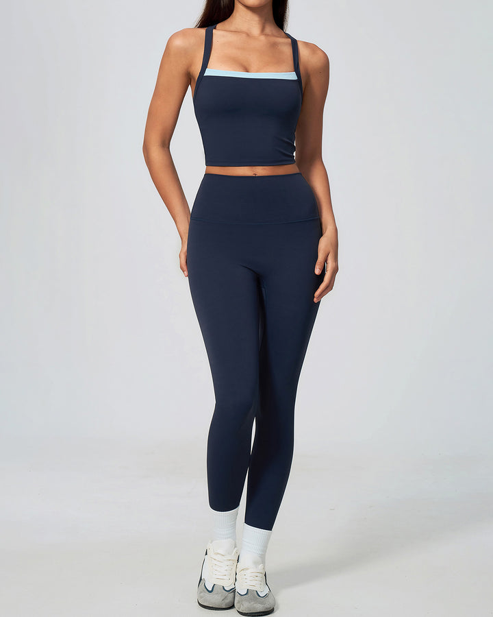 Nixie Crop Top - Navy