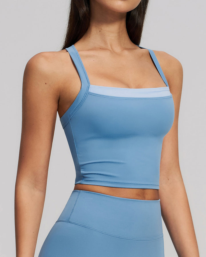 Nixie Crop Top - Sky