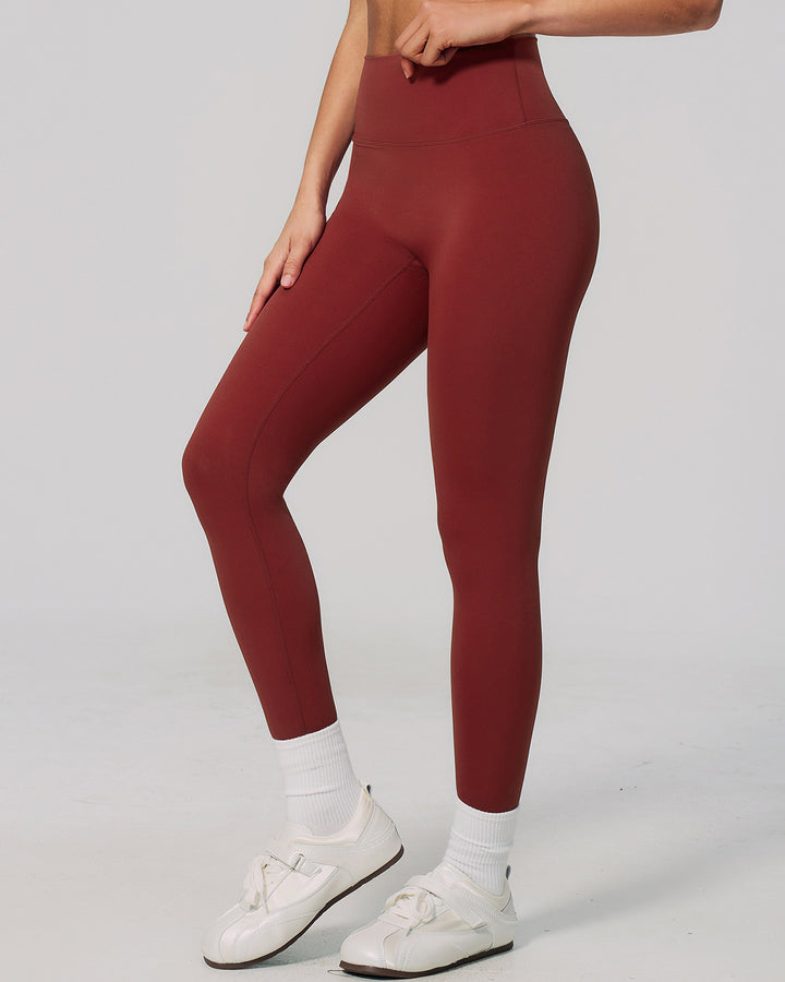 Nixie Seamless Leggings - Brick Red