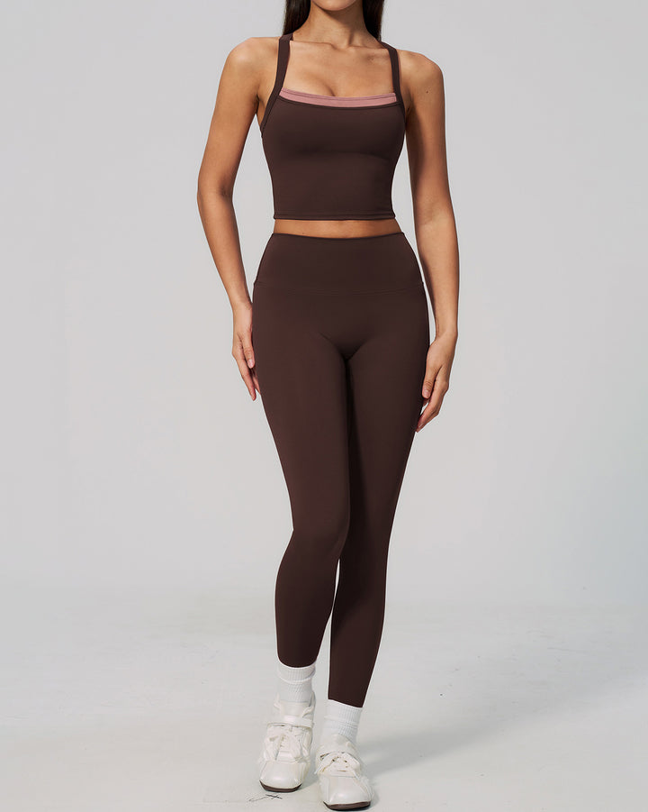 Nixie Seamless Leggings - Chocolate