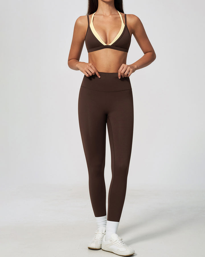 Nixie Seamless Leggings - Espresso