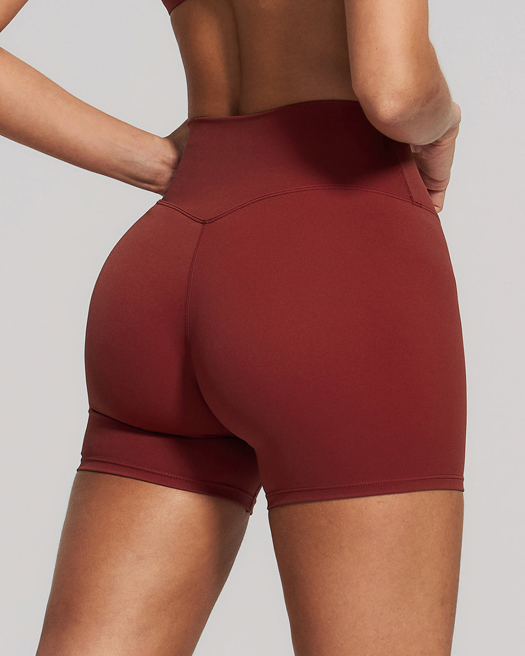 Nixie Seamless Shorts - Brick Red