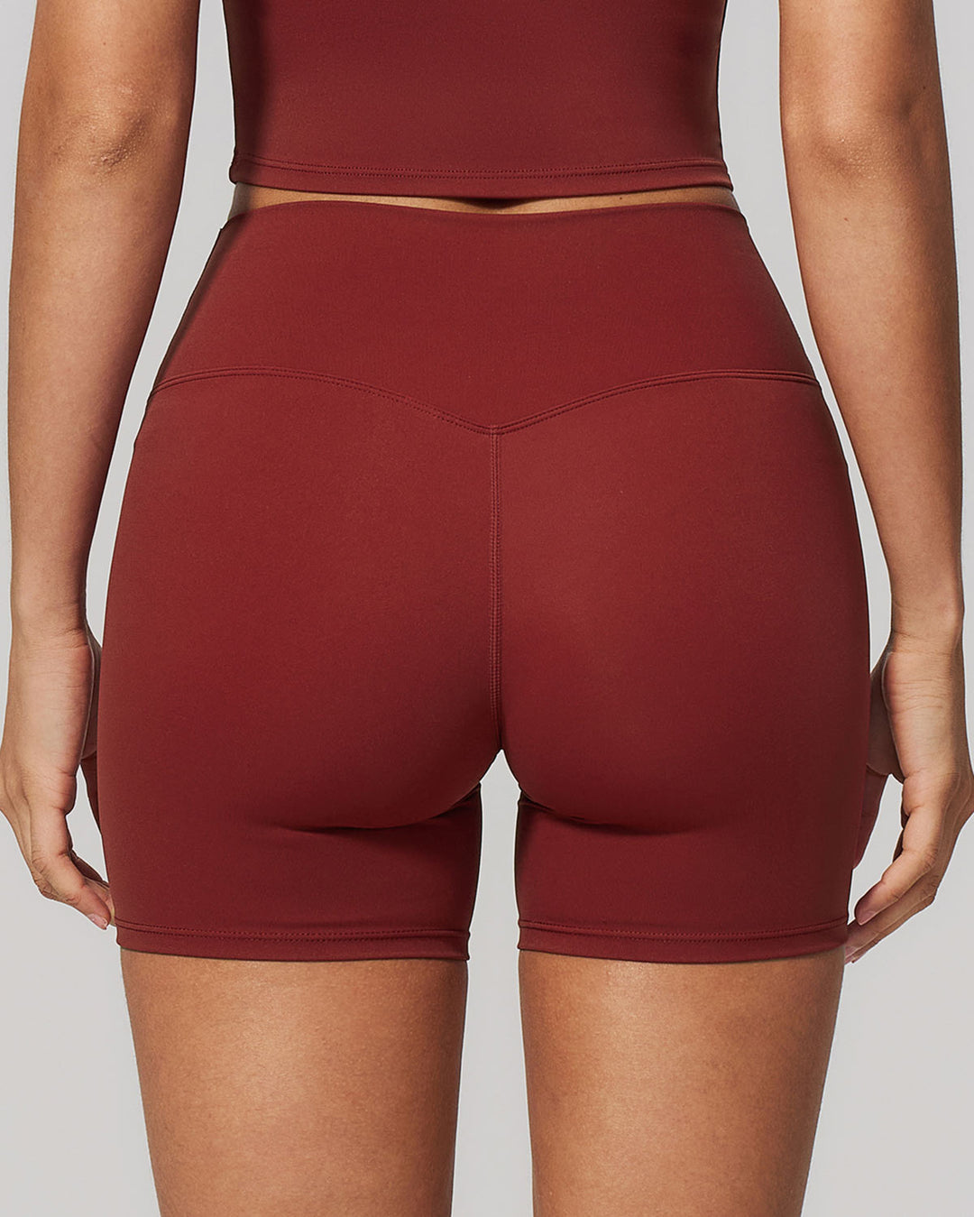 Nixie Seamless Shorts - Brick Red