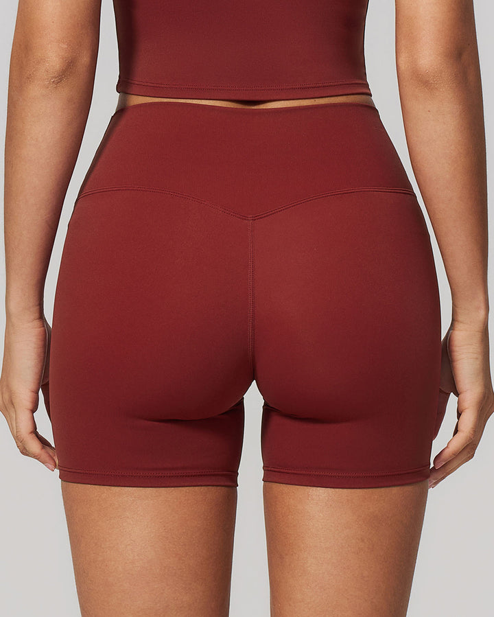 Nixie Seamless Shorts - Brick Red
