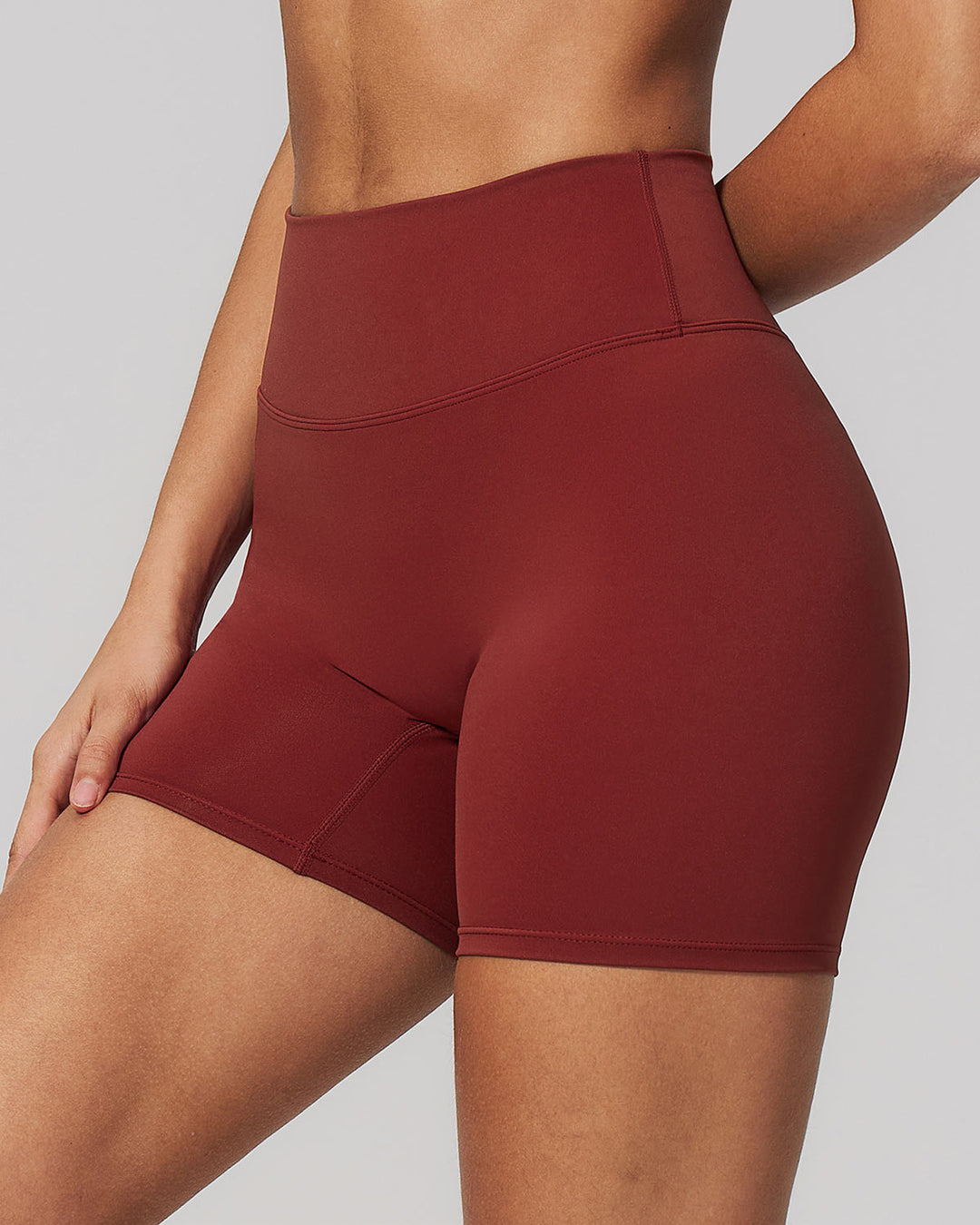 Nixie Seamless Shorts - Brick Red