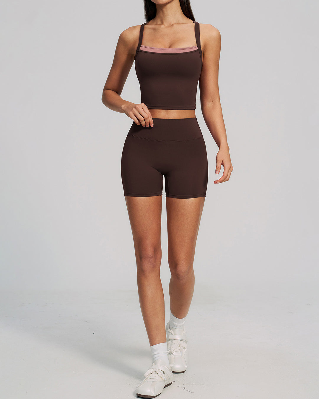 Nixie Seamless Shorts - Chocolate