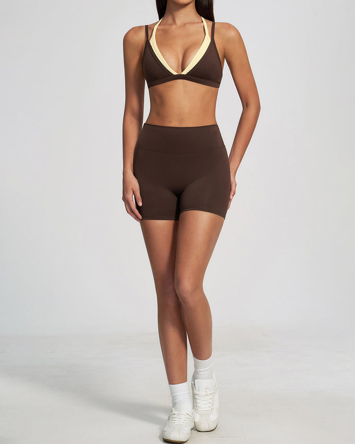 Nixie Seamless Shorts - Espresso