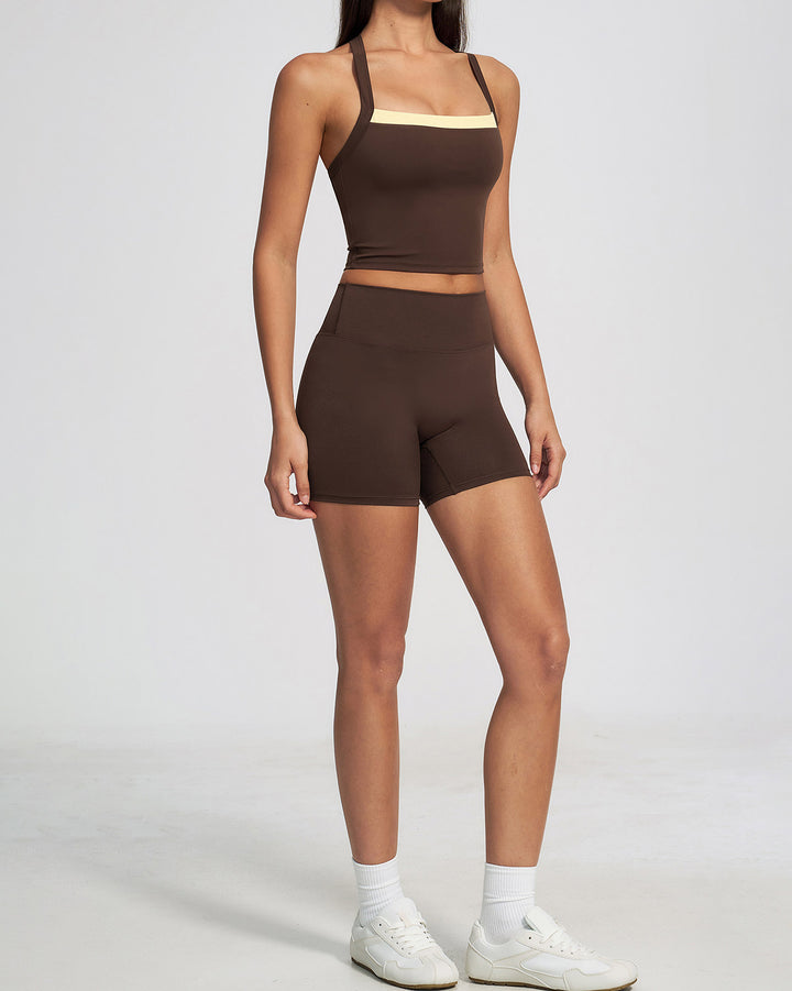 Nixie Seamless Shorts - Espresso