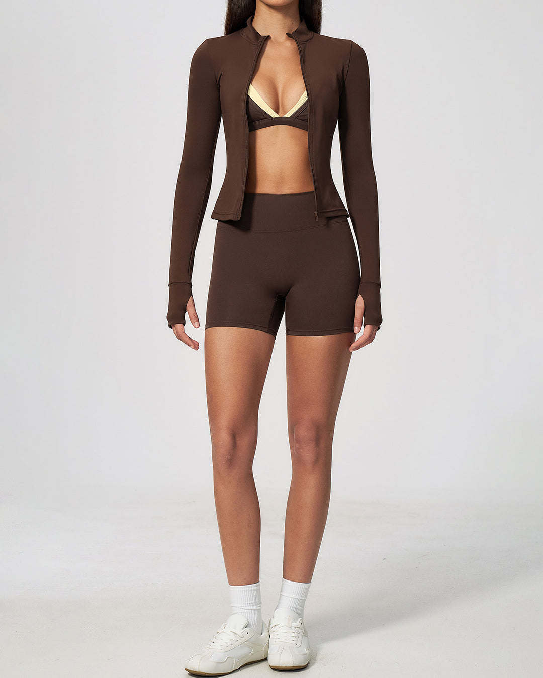 Nixie Seamless Shorts - Espresso