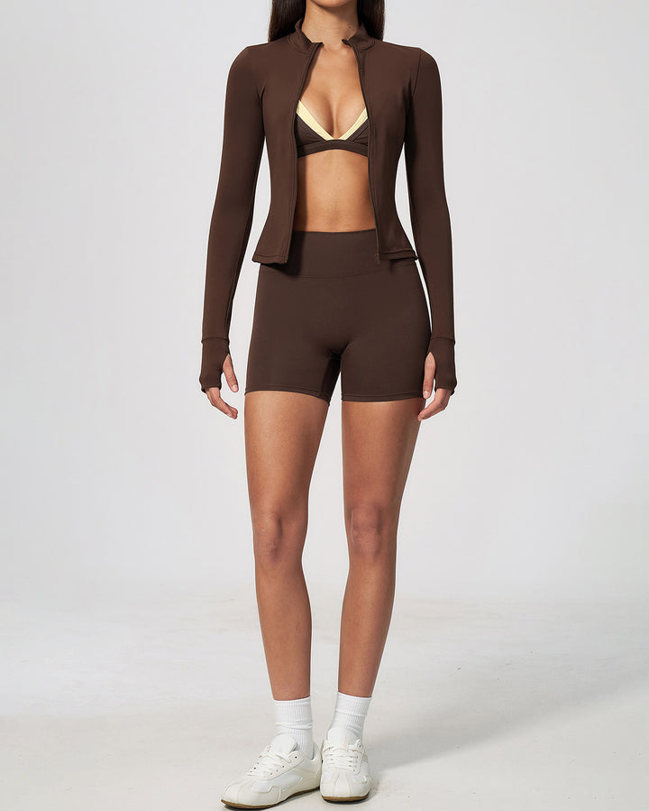 Nixie Seamless Shorts - Espresso