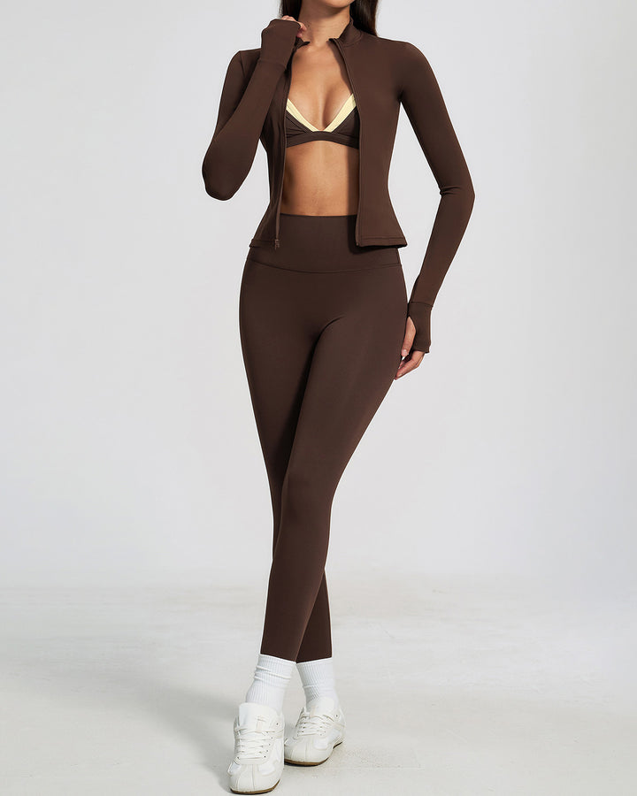 Nixie Sports Bra - Espresso