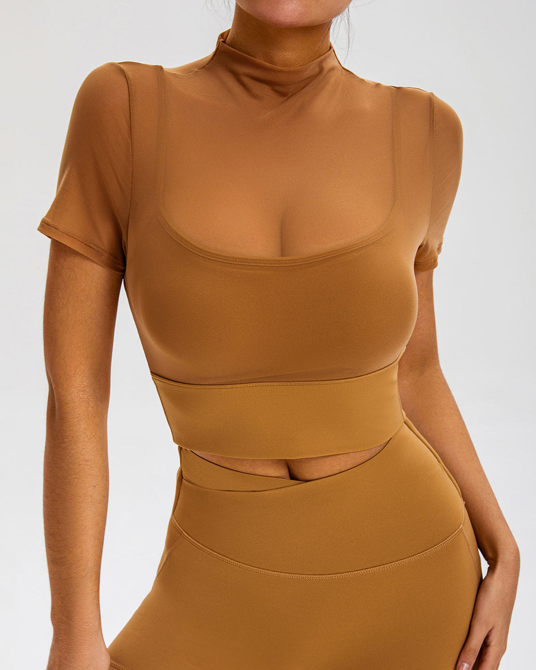 Nola Crop Top - Maple