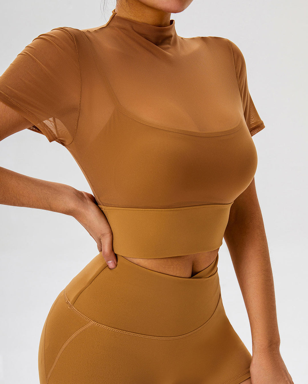 Nola Crop Top - Maple