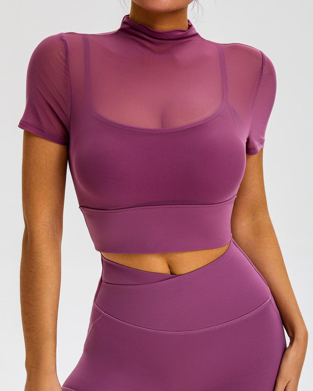 Nola Crop Top - Purple
