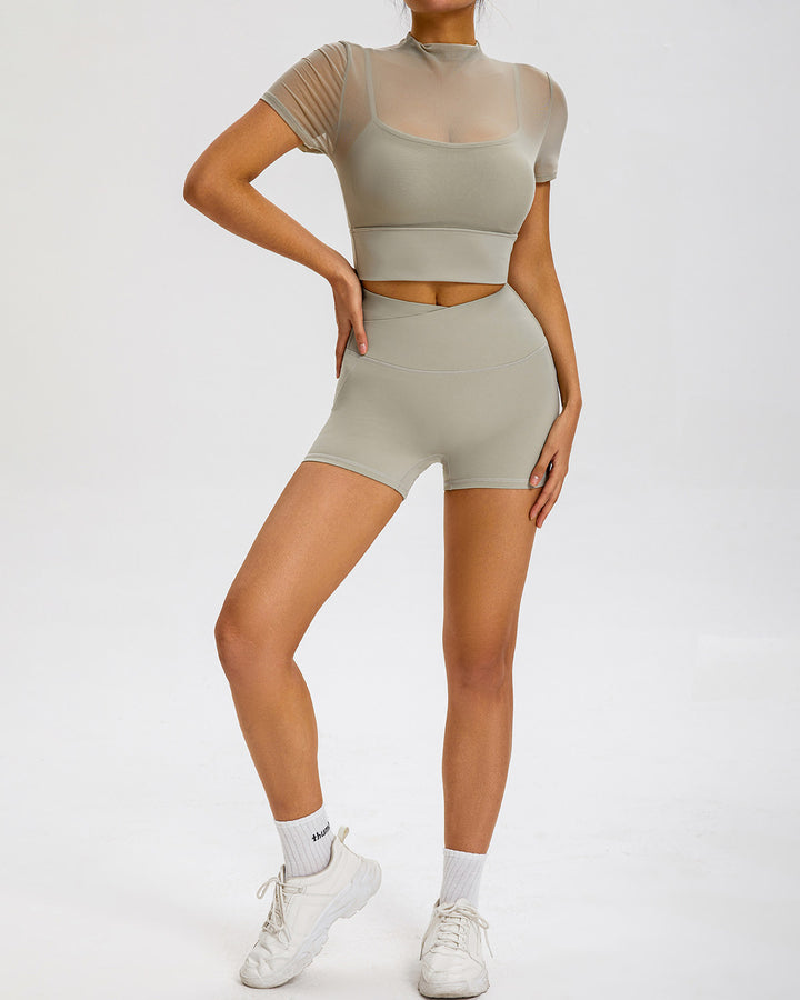 Nola Seamless Shorts - Fossil