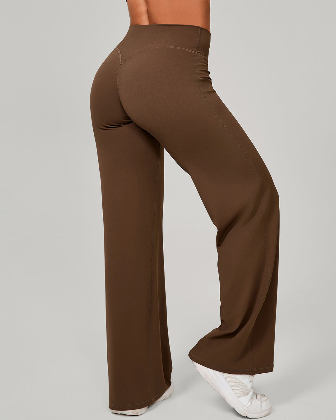 Nyla Flare Leggings - Brown