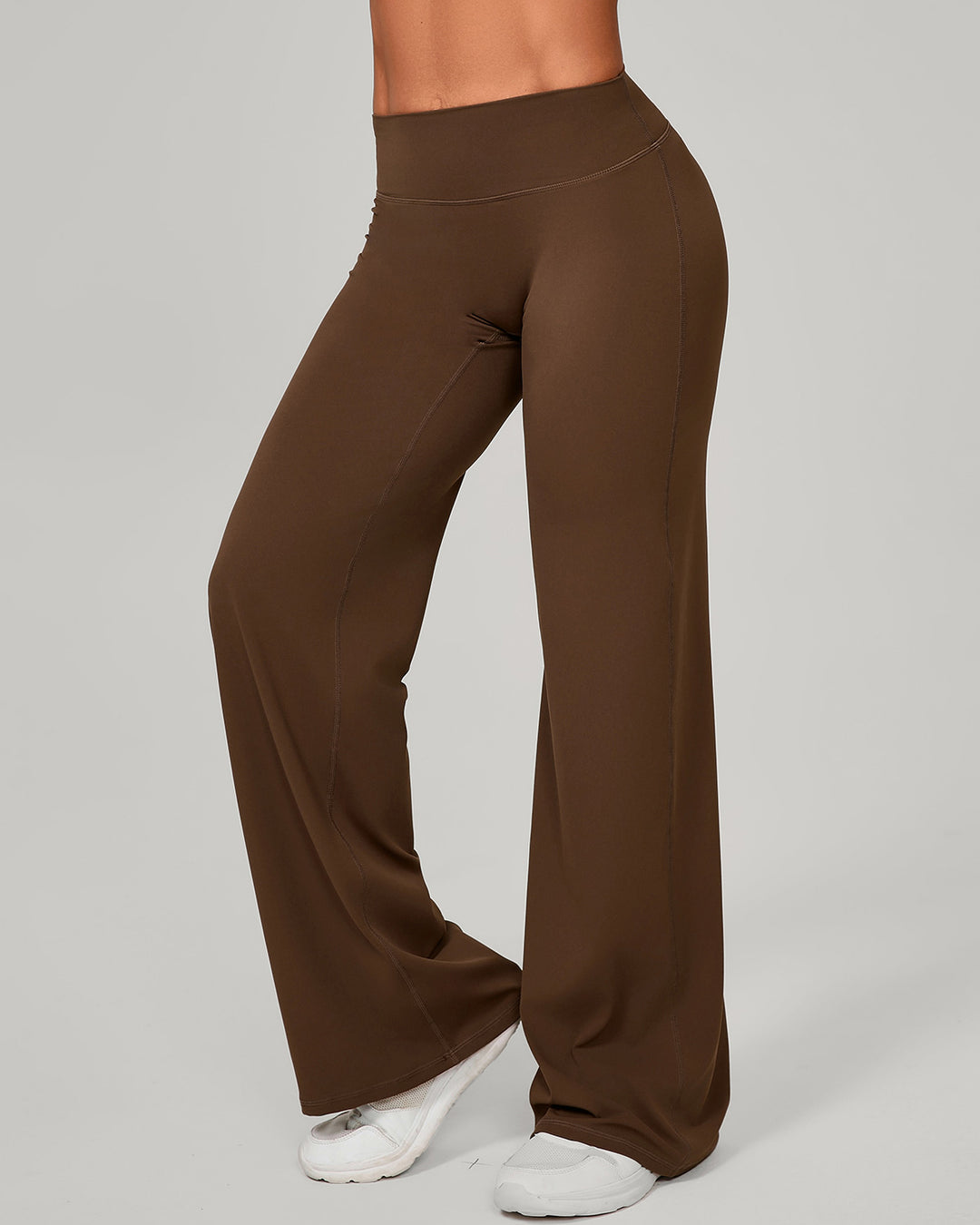 Nyla Flare Leggings - Brown