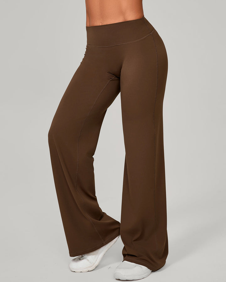 Nyla Flare Leggings - Brown