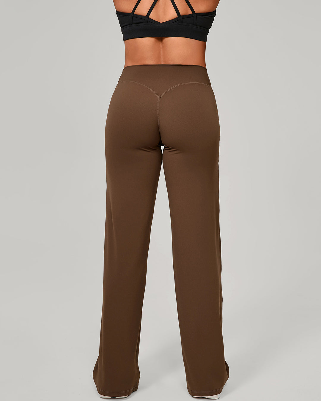 Nyla Flare Leggings - Brown