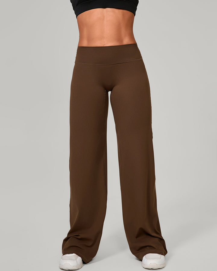 Nyla Flare Leggings - Brown