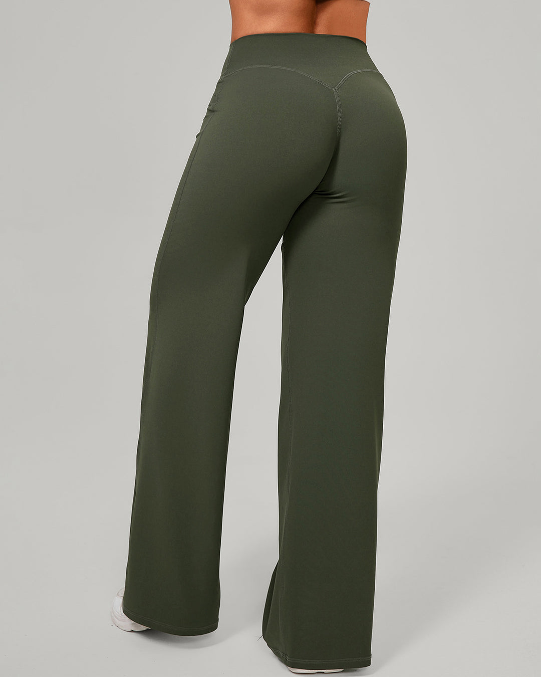 Nyla Flare Leggings - Olive
