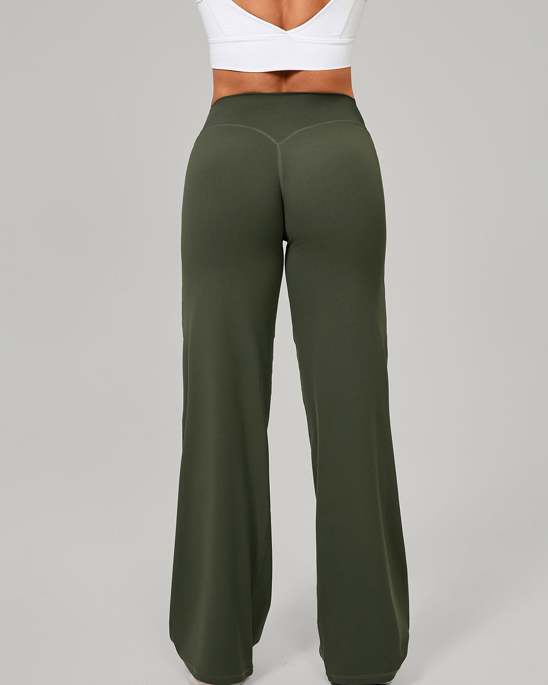 Nyla Flare Leggings - Olive