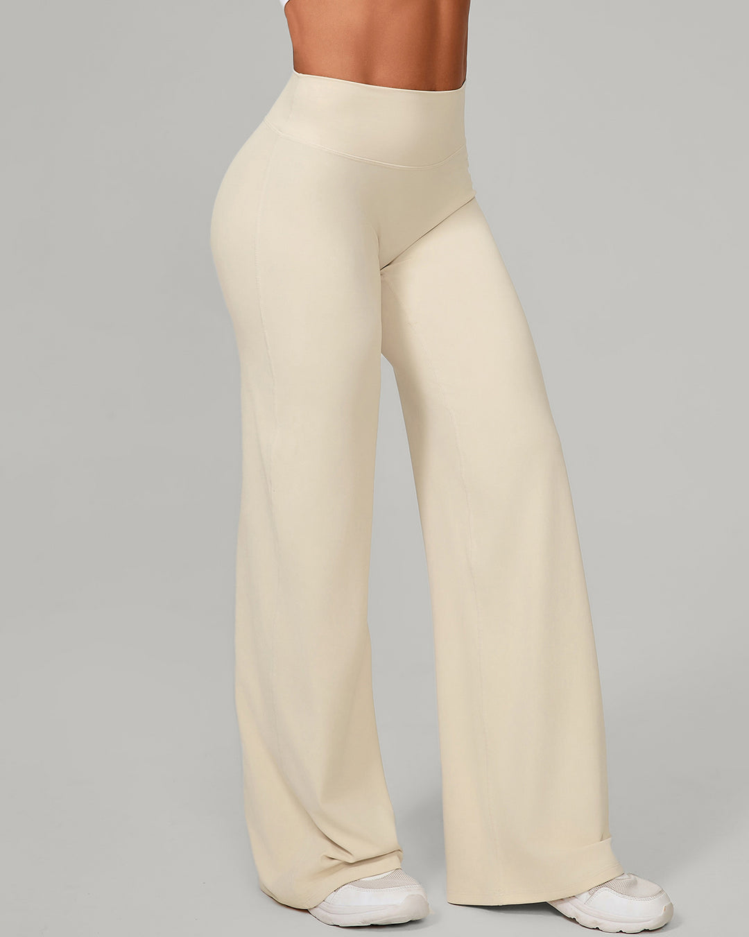 Nyla Flare Leggings - Oyster