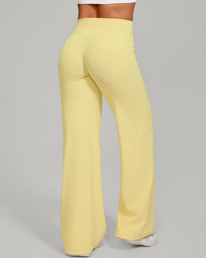 Nyla Flare Leggings - Yellow