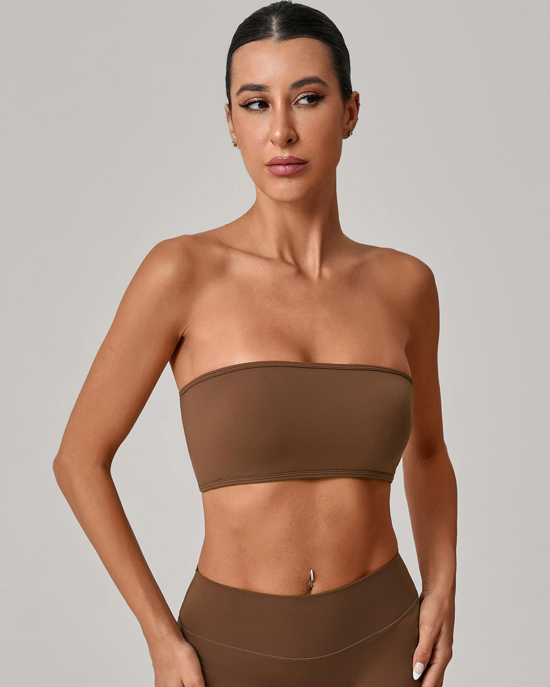 Nyla Sports Bra - Brown