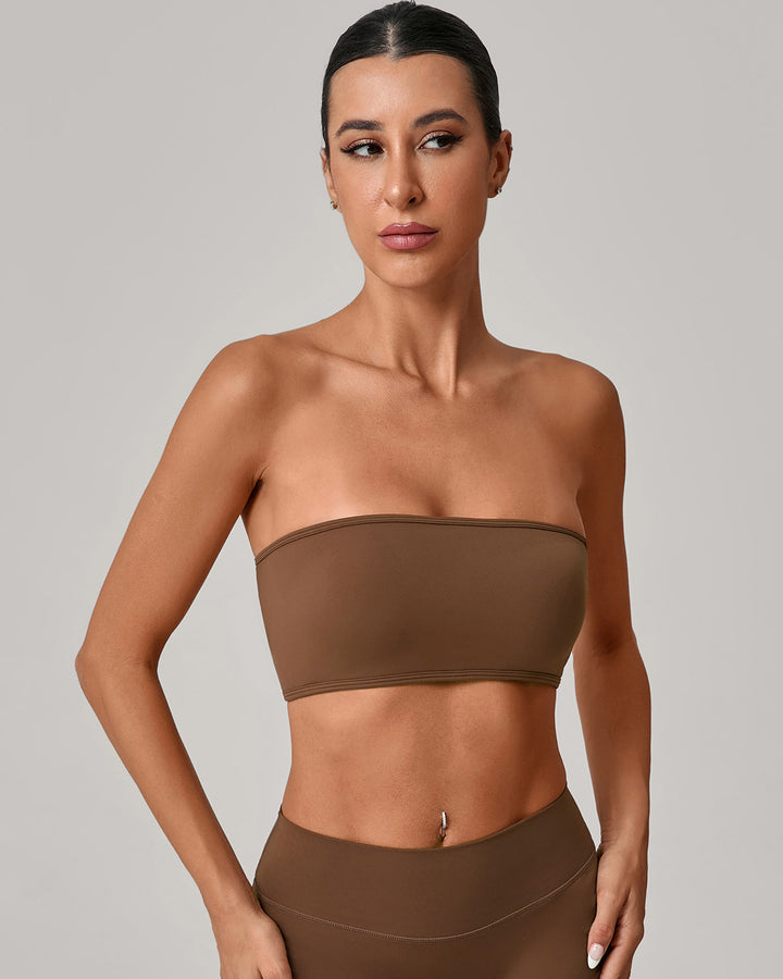 Nyla Sports Bra - Brown
