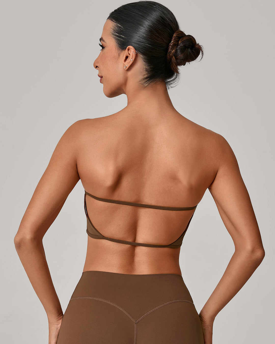 Nyla Sports Bra - Brown