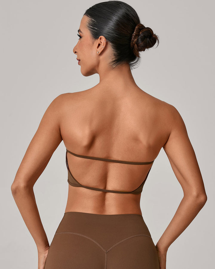 Nyla Sports Bra - Brown