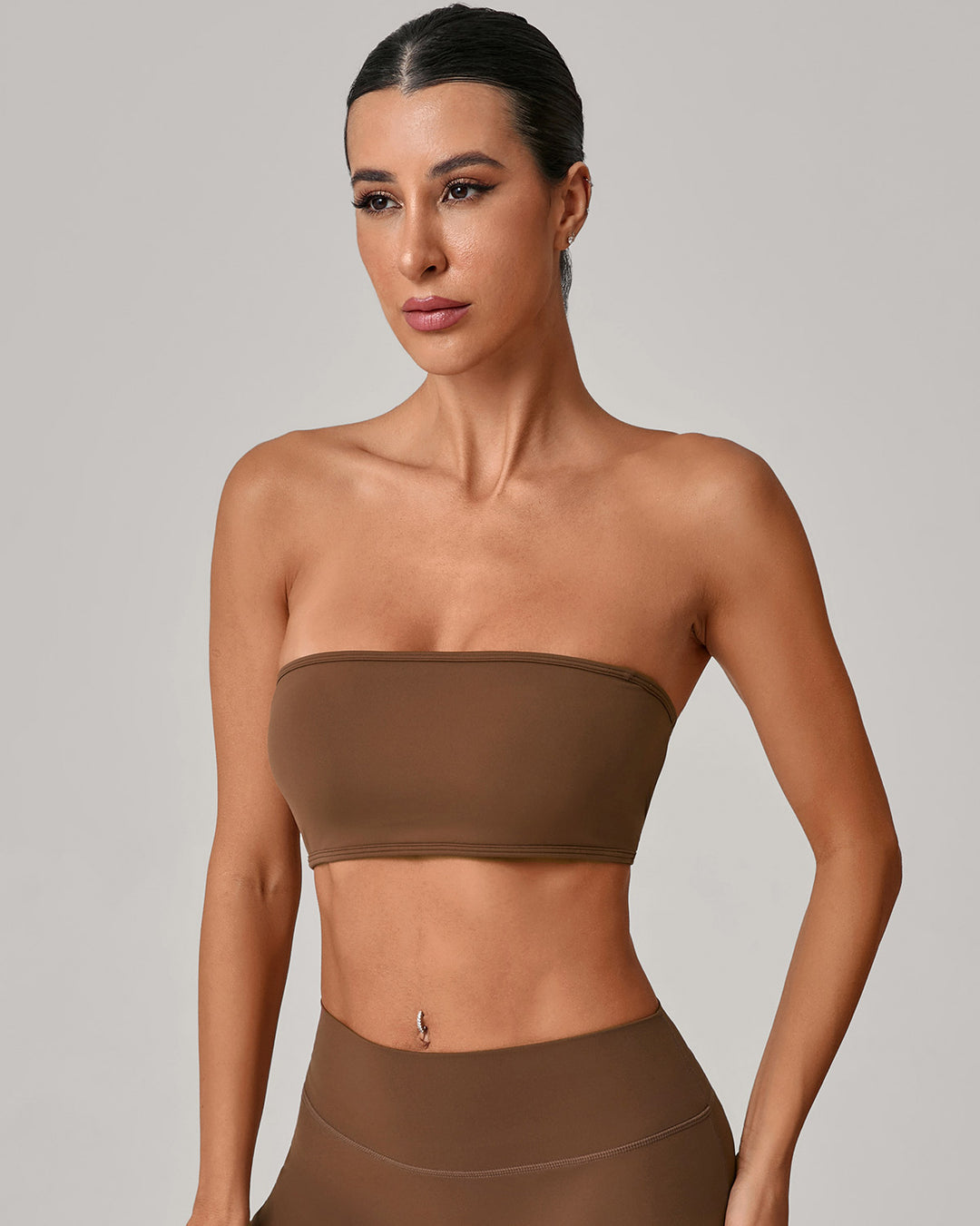 Nyla Sports Bra - Brown