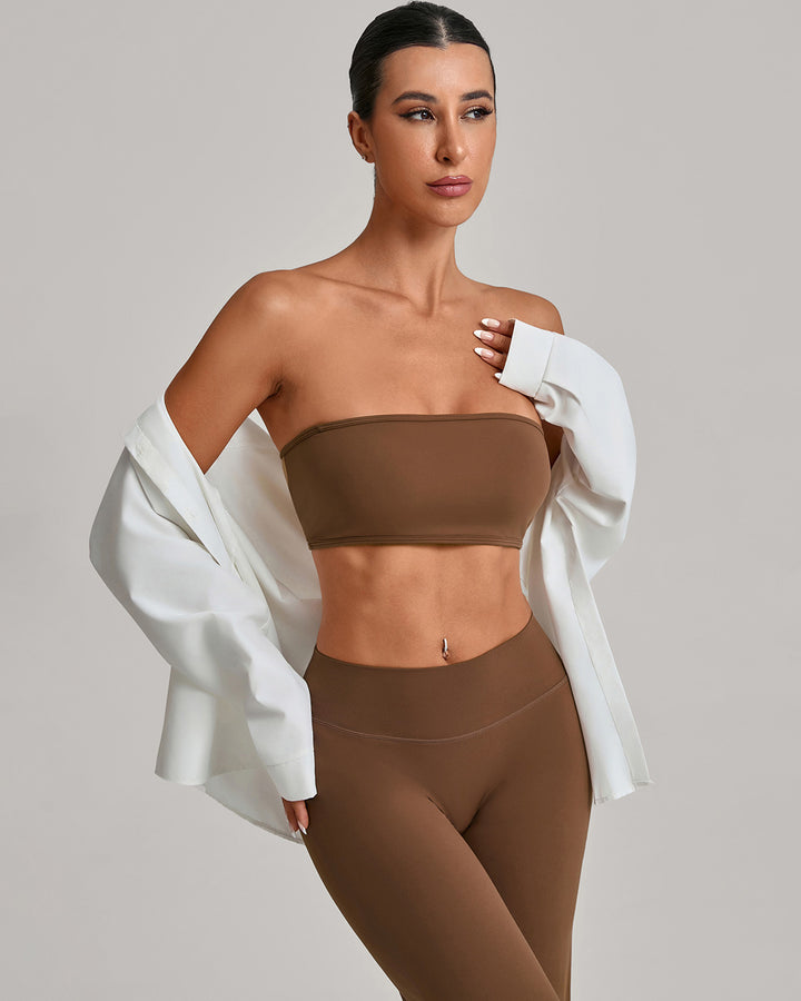 Nyla Sports Bra - Brown